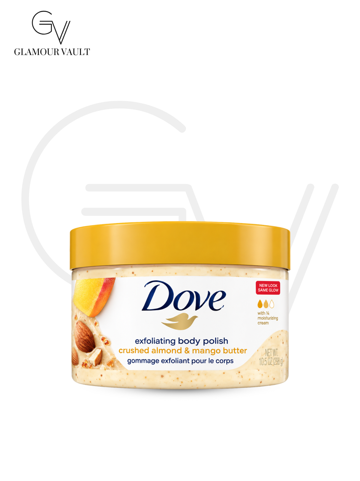 DOVE EXFOLIATING BODY POLISH CRUSHED ALMOND & MANGO BUTTER β 298 g