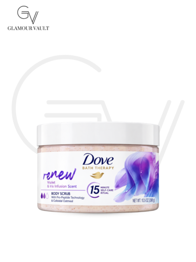 DOVE BATH THERAPY RENEW BODY SCRUB FOR RESILIENT AND RENEWED SKIN – 298 ml