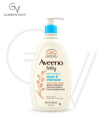AVEENO BABY DAILY MOISTURE WASH & SHAMPOO – 532ML