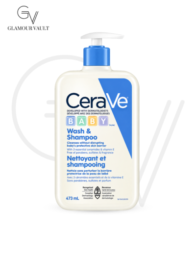 CERAVE BABY WASH & SHAMPOO – 473 ml