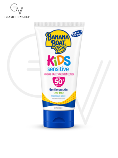 BANANA BOAT KIDS SENSITIVE MINERAL BASED SUNSCREEN LOTION SPF 50+ PA++++ – 90 ml