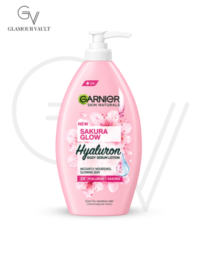GARNIER SAKURA GLOW HAYALURON BODY SERUM LOTION 400 ml