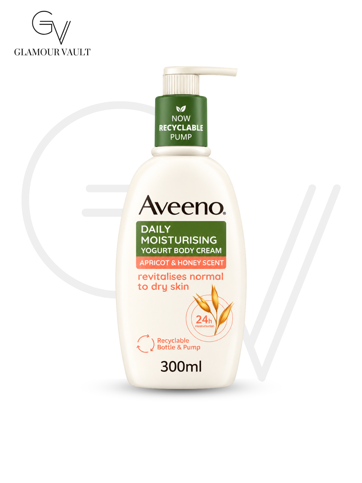 AVEENO DAILY MOISTURISING YOGURT BODY CREAM APRICOT & HONEY SCENT – 300 ml