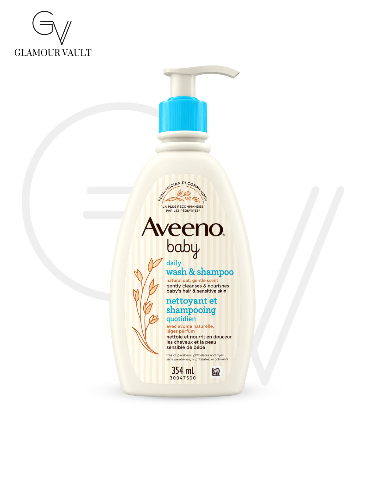 AVEENO BABY DAILY WASH & SHAMPOO WITH NATURAL – 354ML
