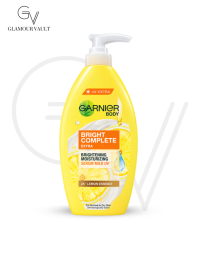 GARNIER BODY BRIGHT COMPLETE EXTRA BRIGHTENING MOISTURIZING SERUM MILK UV - 400ML