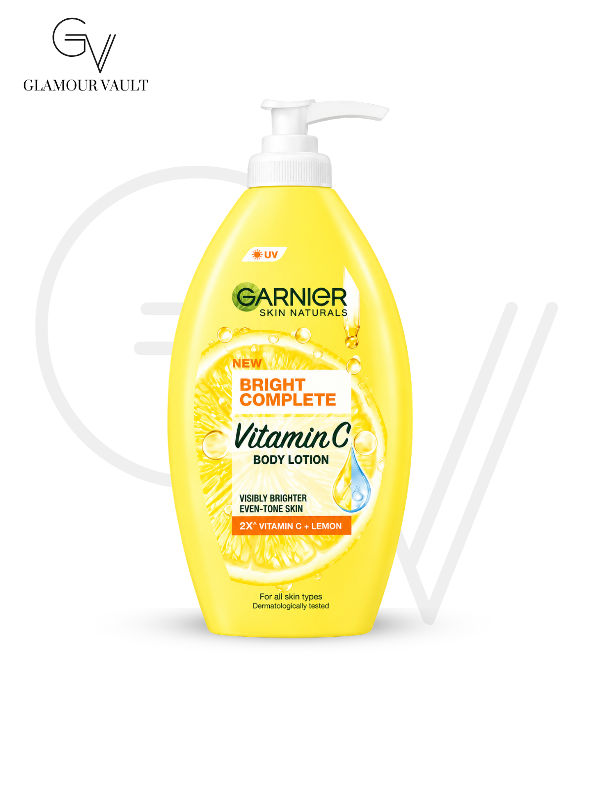 GARNIER BRIGHT COMPLETE VITAMIN C BODY SERUM LOTION LEMON - 400ML